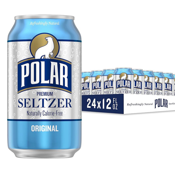 Polar Seltzer Plain 12 oz 24 ct