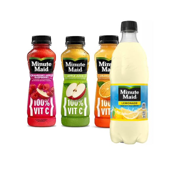 Minute maid juice selections allans vending new england