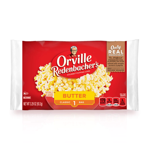 microwavable popcorn